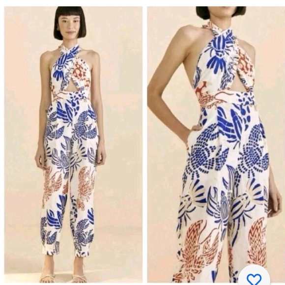 Farm Rio Lobster Jumpsuit - Picture 1 of 4